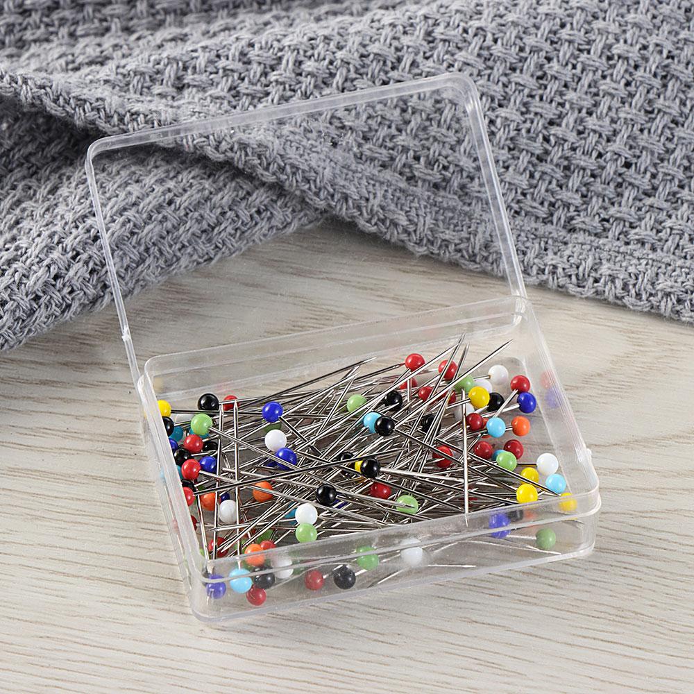 32mm Apparel Garment Accessory Knitting Sewing Needles Locating Pin Glass Head Bead Glass Head Pins