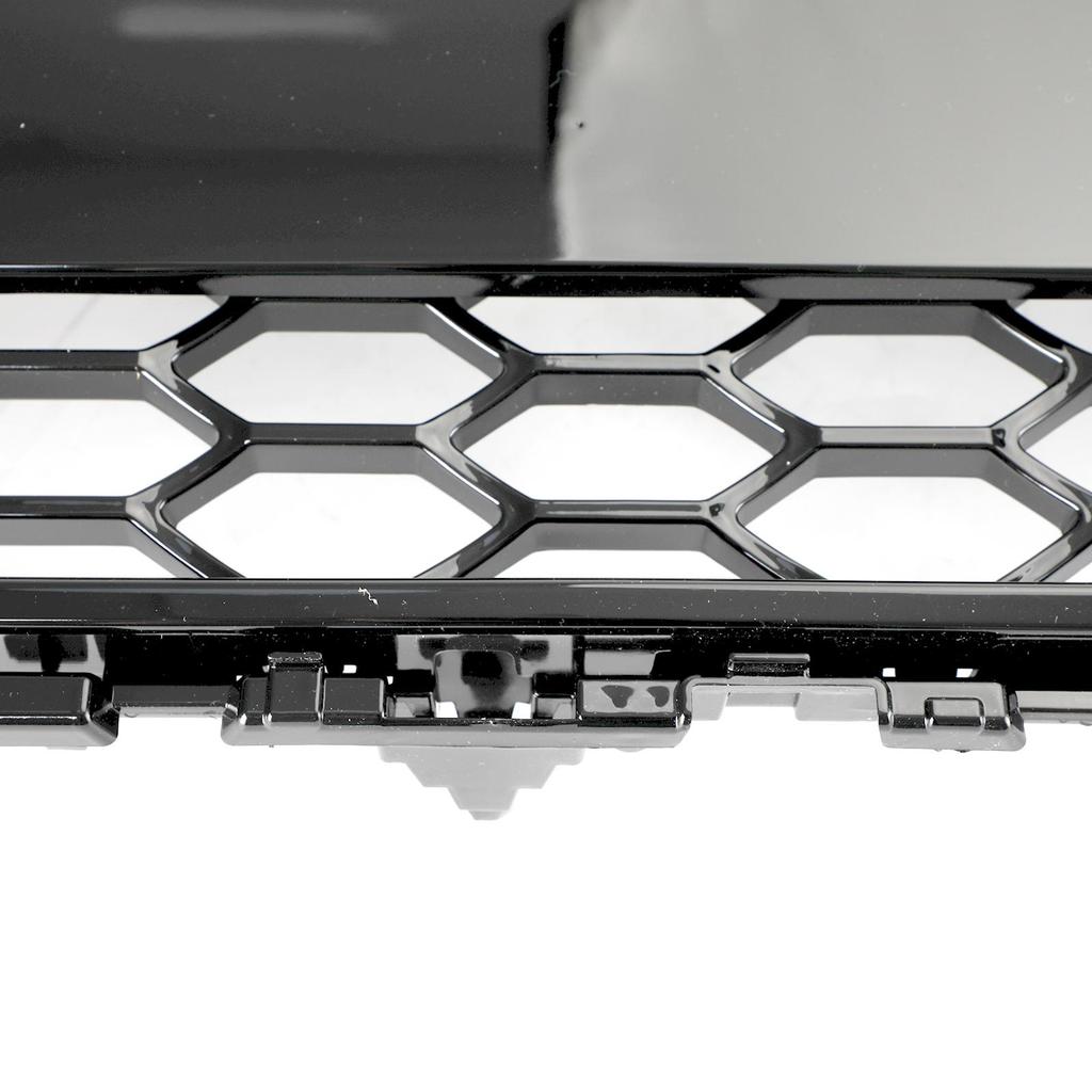 RS3 Style Front Hood Henycomb Bumper Grille Grill Fit A3 S3 2013-2016 Black