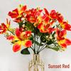 Silk Orchid Bouquet Winter Style Wedding Decor Handcrafted Dining Table Ornament