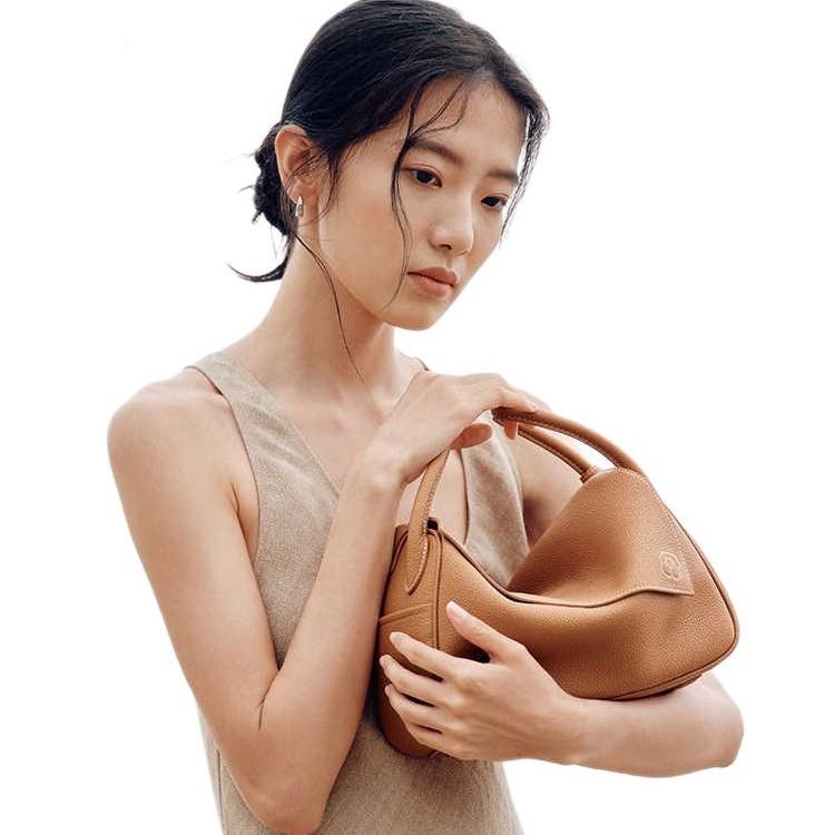 Wang Churan Inspired Yuanbao Cowhide Shoulder/Crossbody Bag