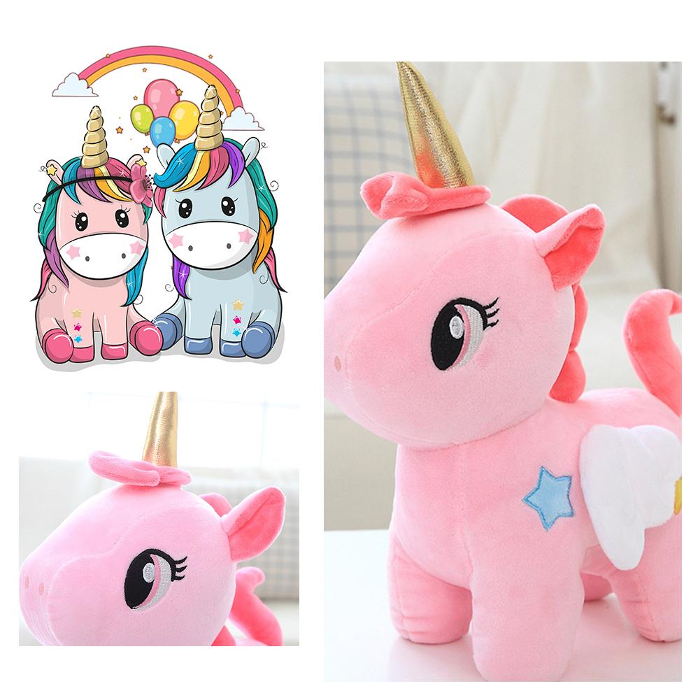 10/20/25cm Kawaii Unicorn Plush Toy Soft Stuffed Unicorn Soft Dolls Toys For Children Girl Pillow Birthday Gifts