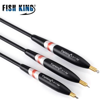 FTK Fishing Float 3PCS Mixd Sized Barguzinsky Bobbers Set Stopper Vertical Buoy with Copper Ring