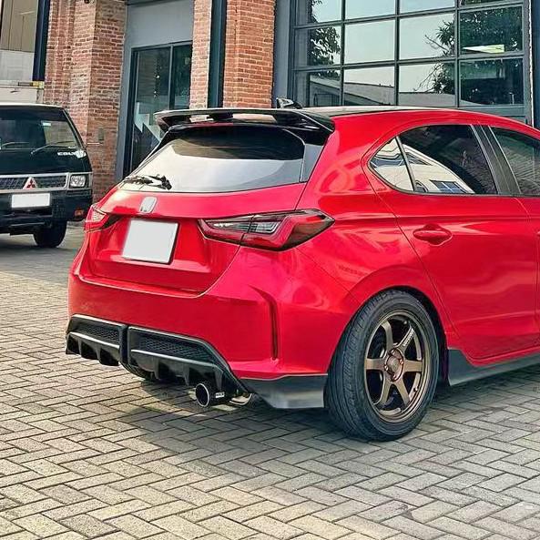 Rear Bumper Lip & Side Protector for 20-25 Fit Hatchback Models