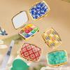 12 Color Dynasty Series Pearlescent Mini Watercolor Pigment Portable Set High Value Art Painting Graffiti Solid Water Color