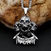 Domineering Hip-hop Rock Style Skull Necklace Sweater Chain Jewelry