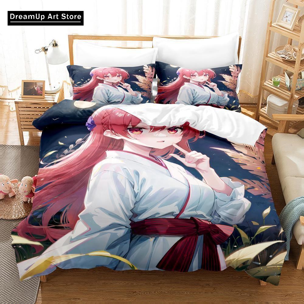 Anime TONIKAWA Měsíc pro tebe Povlečení Chlapci Dívky Jednolůžko Dvojlůžko Plná Velikost Povlak na přikrývku Povlak na polštář Postel Dospělí Ložnice