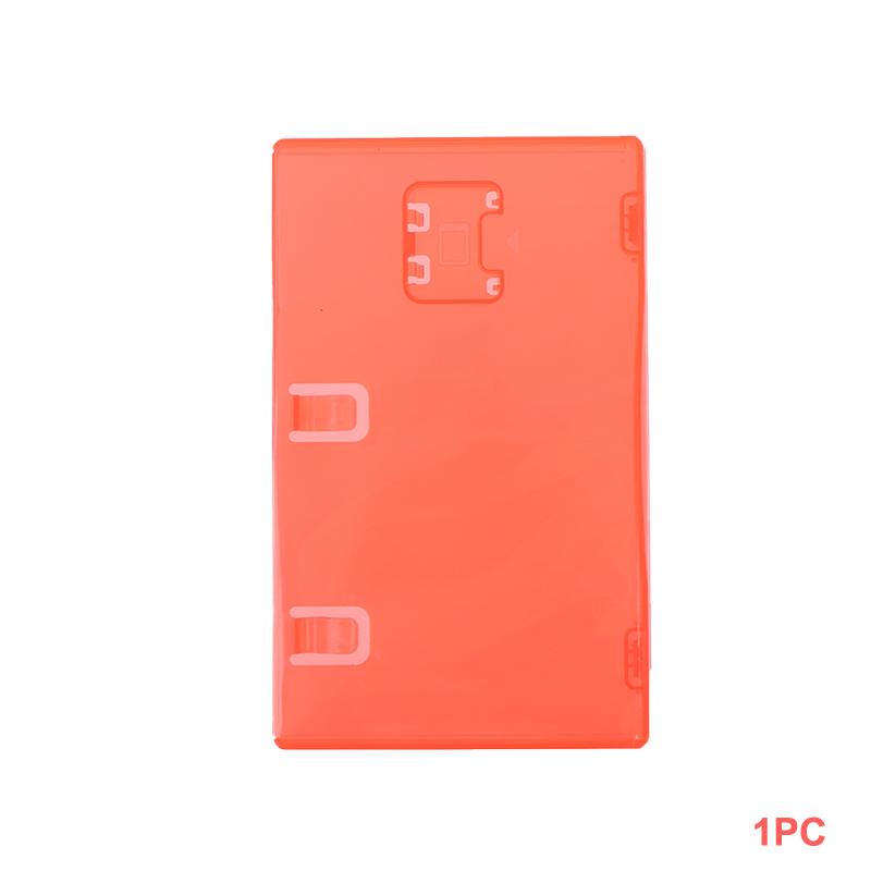 1/3/5Pcs For Switch 2 Game Card Case - Transparent Red Cartridge Holder For Switch 2 Games Storage