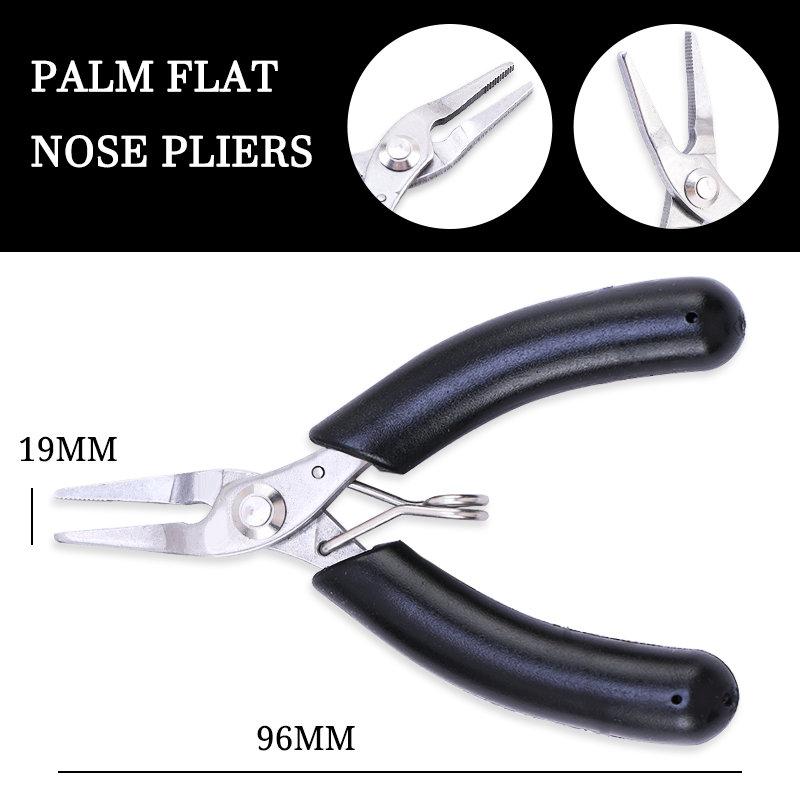 Alicate de aço inoxidável para joias, alicate de bico fino, alicate de bico redondo e cortador de arame para fabricação de joias, suprimentos para reparo de miçangas