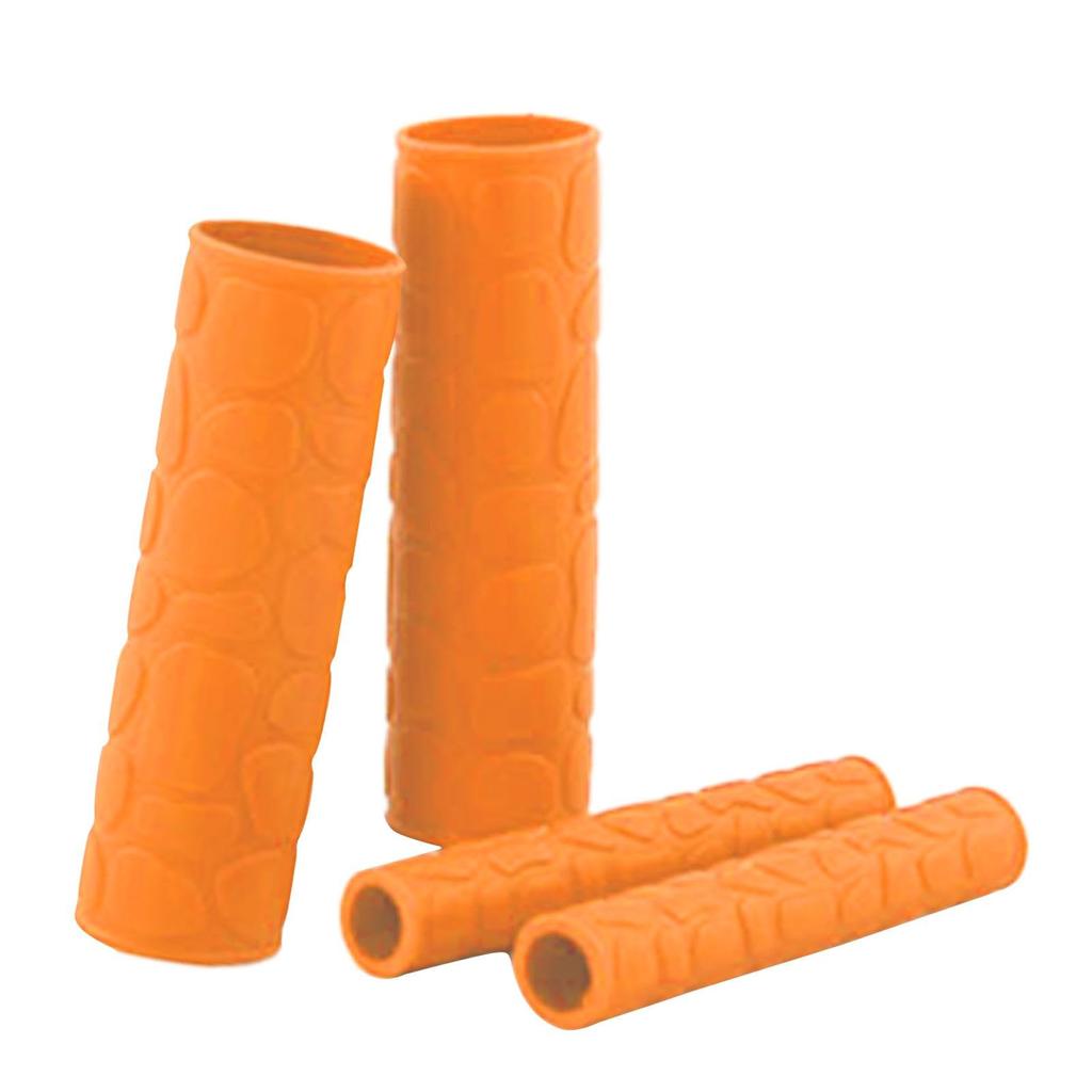 Humdcdy Motorcycle Lever Cover, Motorcycle Grip Cover - Motorcycle Handlebar Cover Rubber Anti-Slip Brake