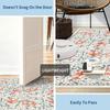 Hallway Runner Rug Soft Floral Kitchen Rugs Washable Non Slip Corridor Long Carpet Bedroom Bedside Bath Laundry Room Floor Mat