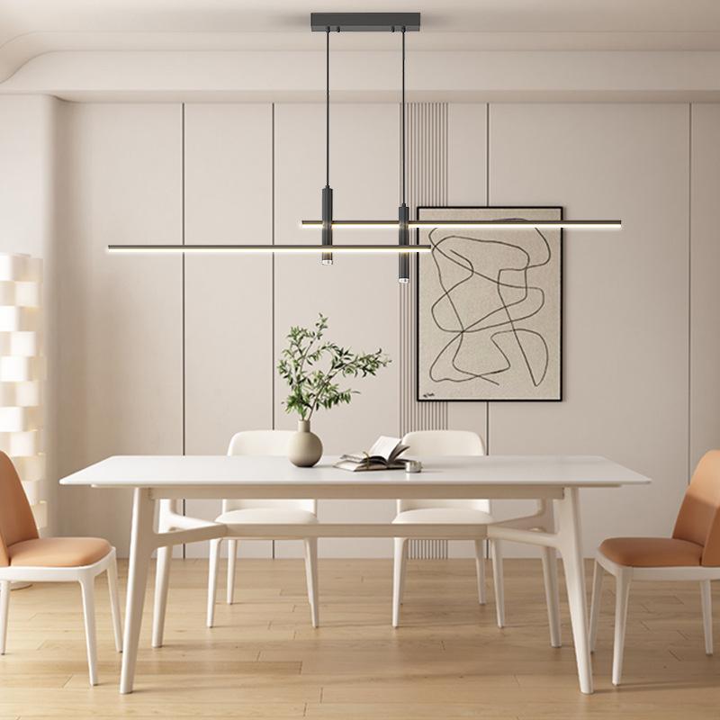 Modern LED Pendant Light Black Spotlights For Restaurant Hotel Bar Lobby Villa Living Room Indoor Decorative Lighting Fixtures
