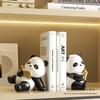 Panda Bookends for Kids' Room & Bookshelf Decoration