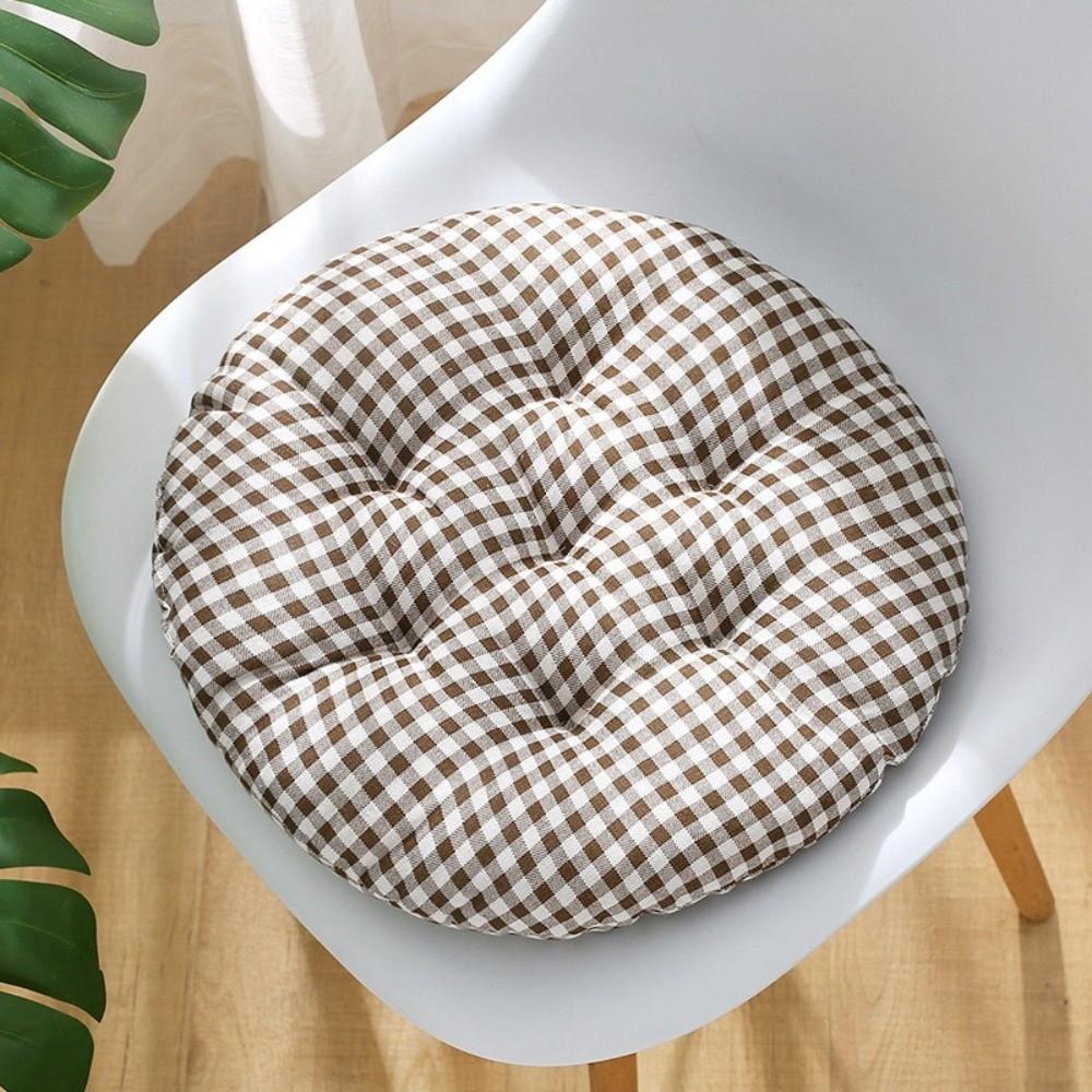 Thick Round Chair Cushion 30×30cm Fabric Seat Cushion Soft Seat Pad Dining Chair
