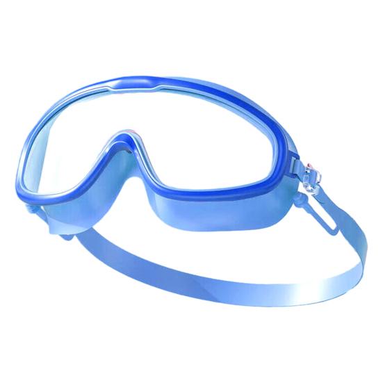 Children Swim Goggles with Earplugs Waterproof No Leakage Anti-Fog UV Protection Boys Girls Wide View Goggles Diving Snorkeling Equipment