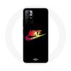 Case - MANIACASE - Redmi Note 11 5G - Flexible - Colorful Nike Logo - Black