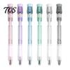 Comfortable Grip Pens Turbine Spinning Gel Pen, Stress Relief Gyro Top Quick-drying Precision Writing Tools 0.5mm Black Ink Pen for Office School And