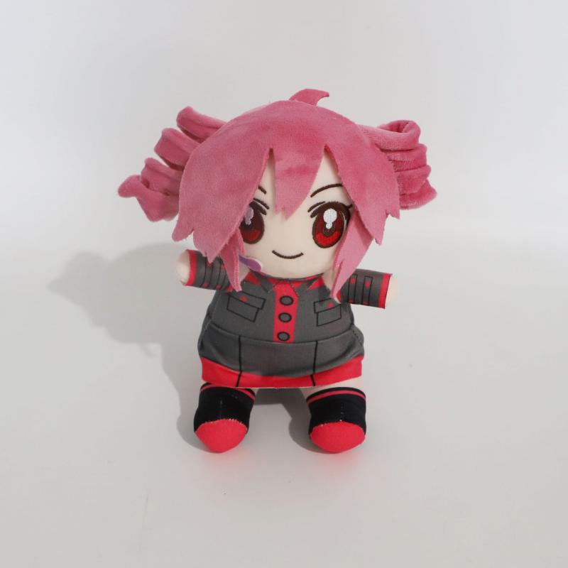 Kasane Teto Plüschpuppe, Superweicher Kurzplüsch, 20cm, Liegend/Brot-Stil, Anime-Figur, Sonderanfertigung