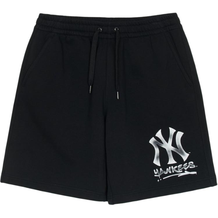 New MLB New York Yankees Casual Shorts Unisex Black 3ASPB0253-50BKS