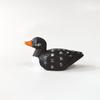 Hand-Carved Wooden Duck Ornament - Small Animal Decor for Creative Home Living Room