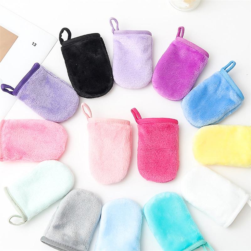 Face Deep Cleaning Towels for Baby Reusable Makeup Remover Glove Soft Microfiber Cleansing Makeup Removing Cleaning Towel