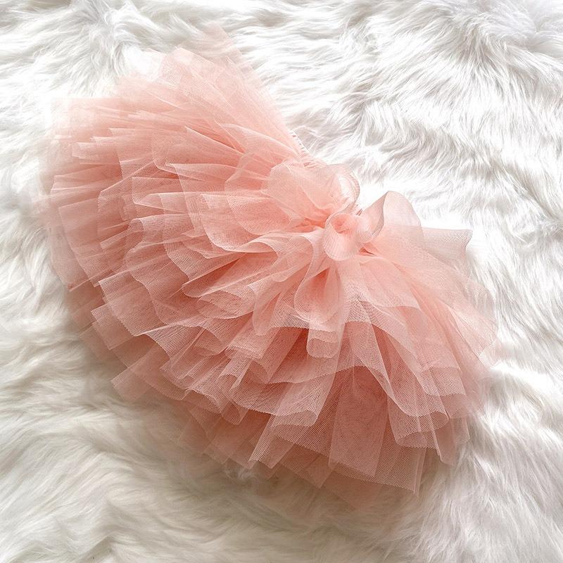 Falda Tutú de 6 Capas para Niñas para Cumpleaños Princesa Mini Fiesta Tul