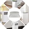 Portable AC Exhaust Hose Connector Square Universal 5.9in Mobile AC Exhaust Hose Adapter For Clockwise Counterclockwise Threads