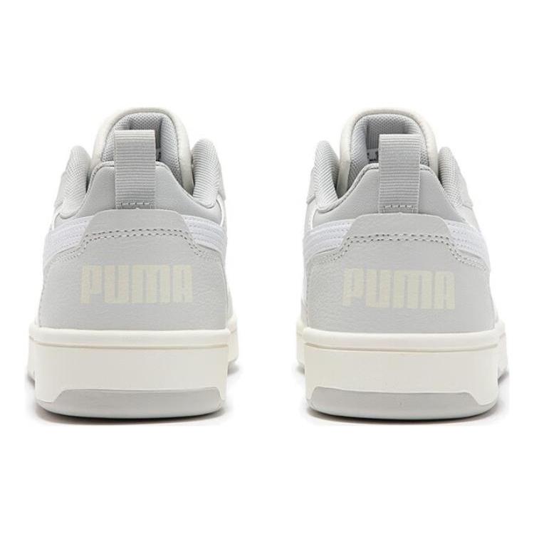 New PUMA Rebound V6 Low 'Ash Gray White' 392328-10