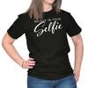 Believe In Your Selfie Cute Positive Gift Womens Graphic Crewneck T Shirt Tee