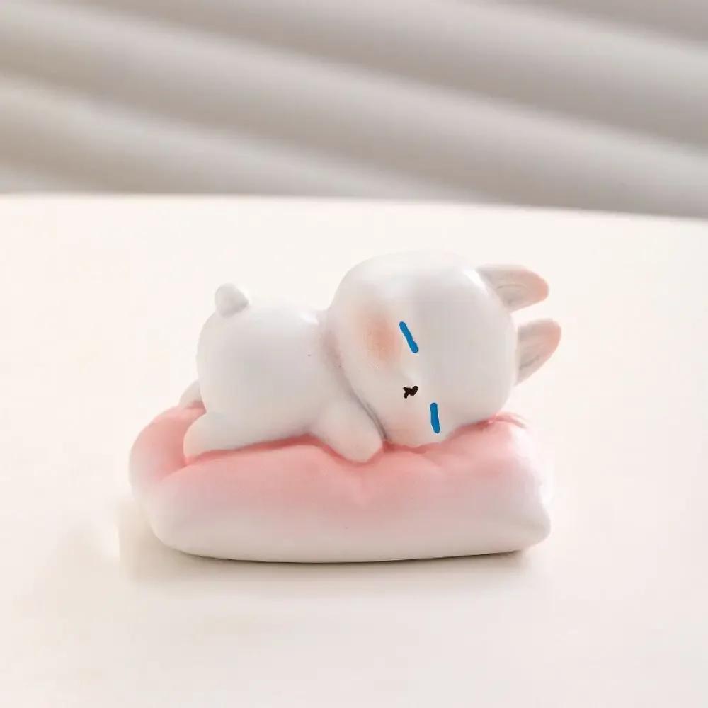Car Decoration Creative Cartoon Sleeping Animal Figurine Cute Resin Crafts Micro-Landscaping Accessories Home Desktop