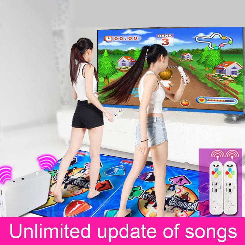 Tanzmatte für Kinder Erwachsene Rutschfest Somatosensorisch Weich Tänzer Schritt-Pads mit Musik Multifunktion für PC TV