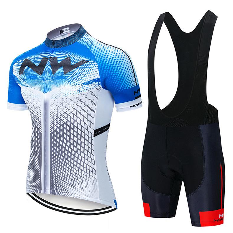 NW Team Edition Short Sleeve Cycling Suit Men's Summer Road Cycling Mountain Suit Sports