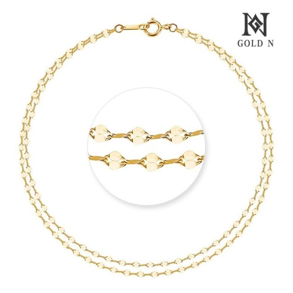 Gold N 14K Mini Shine Double Row Bracelet