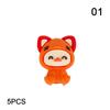 Silicone Nail Scissors Sleeve Nipper Protective Cover Cartoon Animals Caps Shell
