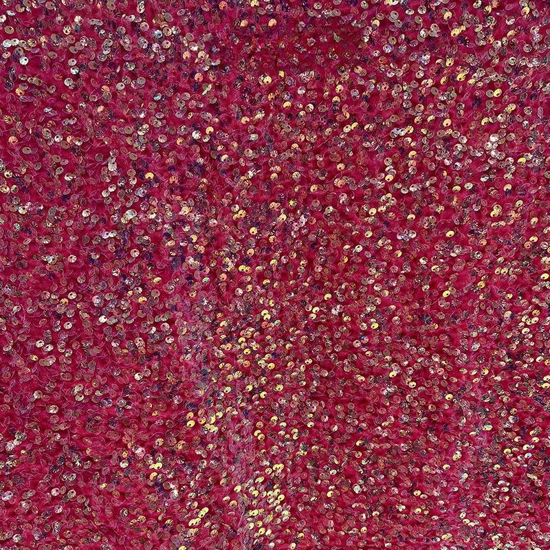 Barevná lesklá flitrová látka Olejově lesklá tylová látka Materiál na svatební šaty Různé styly Domácí flitrová látka Ozdoba oblečení