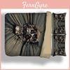 Conjunto de Roupa de Cama Reversível com Capa de Edredom 3D de Caveira Premium e Fronha para Decoração Única