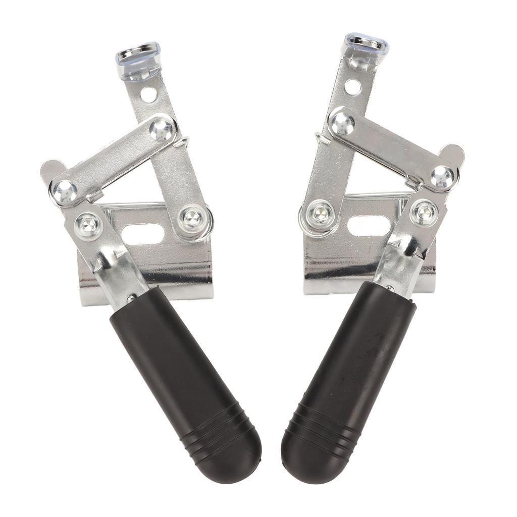 2pcs Wheelchair Brakes Steel Side Mount Assembly Manual Sensitive Wheelchair Locks Brakes