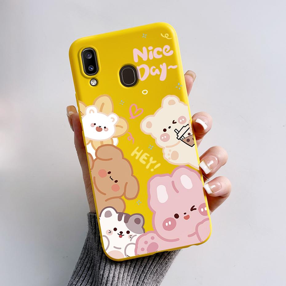 Case For Samsung Galaxy A20 A20e A20s Case Stylish Painted Soft TPU Phone Case For Samsung A20 A 20 20s 20e A205 A202 A207 Cover
