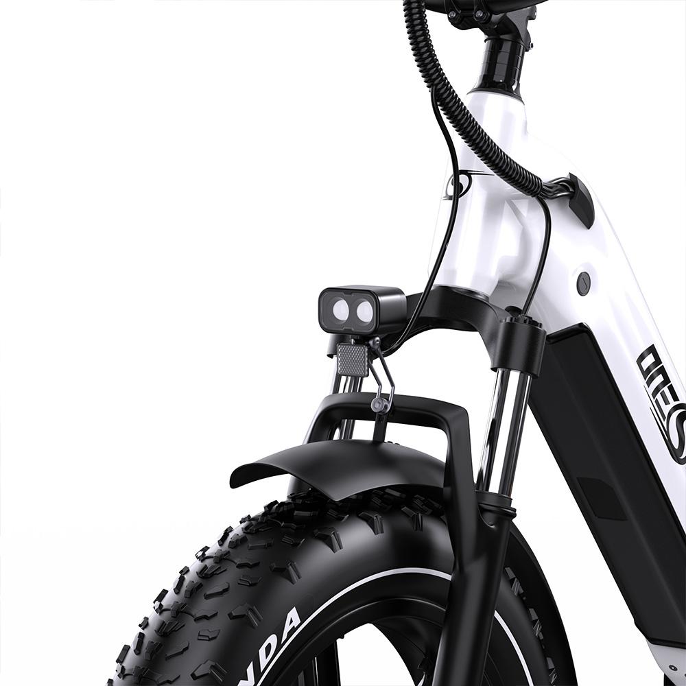 Elektrisches Fahrrad All Terrain Onesport 20" Fat Tire 48V 18AH Erwachsenen E-Bike 500W Motor Verbindung APP Shimano 7-Gang Doppelscheibenbremse OT08