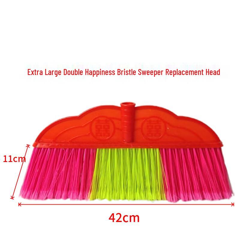 Handon Stiff Bristle Plastic Broom Head