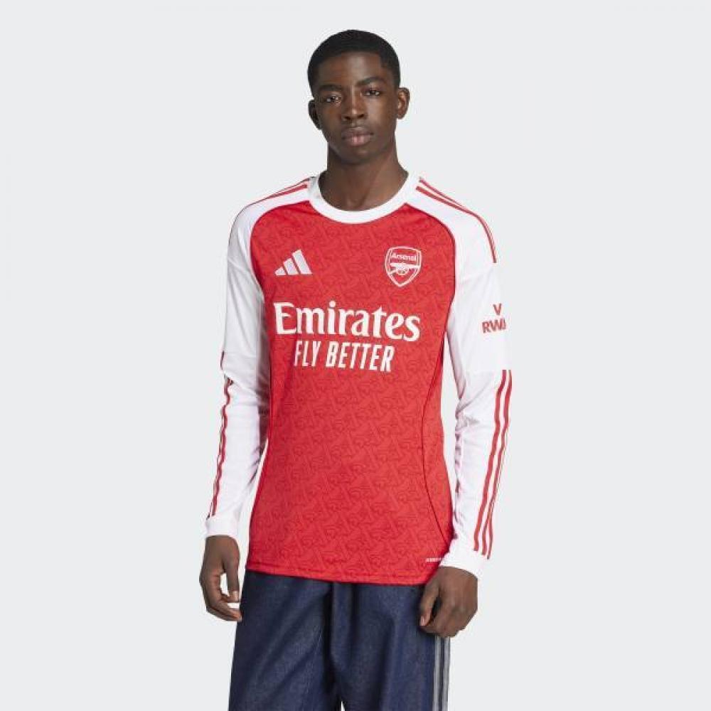 Adidas Men Arsenal 25 26 Home Long Sleeve Replica Jersey M