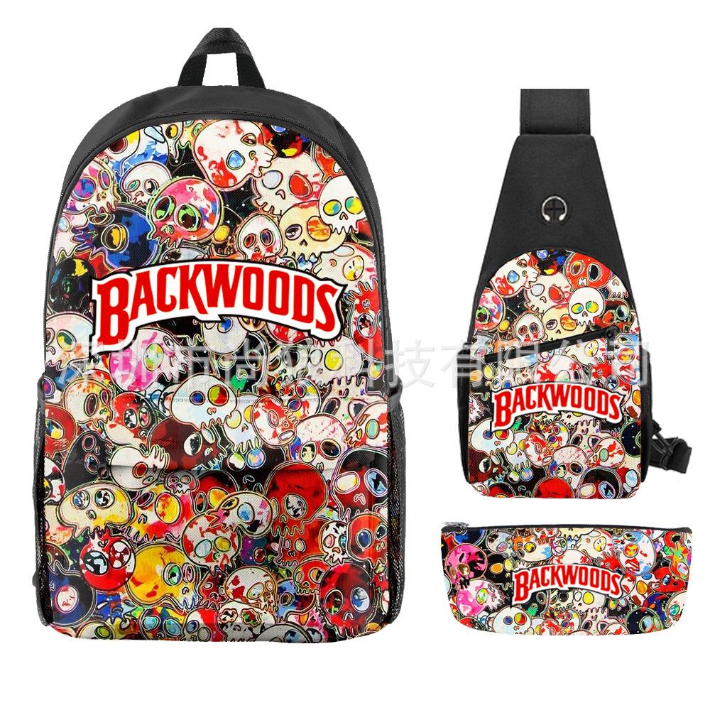 Student School Bag Backwoods Backpack Shoulder Bag School Bag Large Capacity Water-Proof Backpack