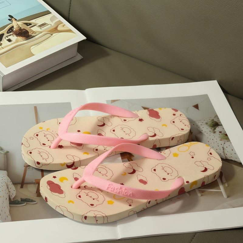 

Buxia новые шлепанцы на среднем каблуке с принтом женские нескользящие для улицы пляжные с перемычкой для пальца женские сандалии 40 розовый