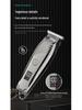 1400mAh USB Rechargeable Electric Hair Clipper for Home Use - Carving, Bald, and Body Hair Trimmer