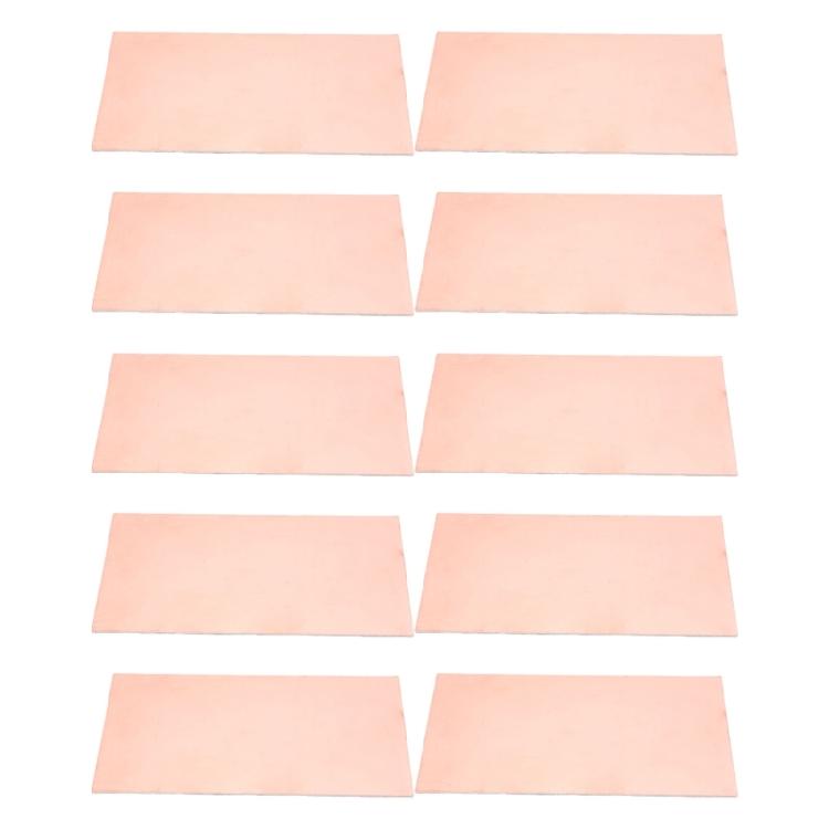 10pcs 1.5mm Double side Brass  Clads Sheets Electronic Project Board for Innovative Electronics & Creative Experiments