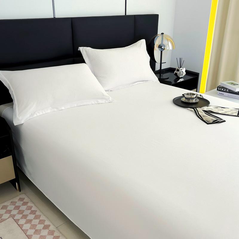 Solid Color Washed Cotton Bed Sheet for Dormitory Single Bed - Duvet Cover