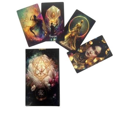 12x7 Cm Lune De Univers Tarot Deck with Guidebook, Unique Tarot Cards, 78 Tarot Cards, Custom Design, Oracle Deck, Tarot Deck