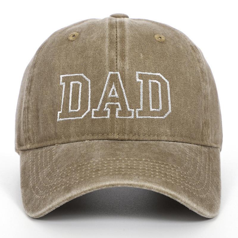 Dad Mom Embroidered Baseball Cap With Cotton Material For Summer Casual Style