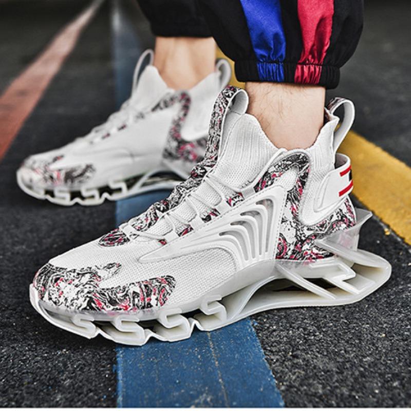 Men's Large Blade Running Shoes, Casual Running, Summer Breathable Sports Shoes