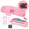 [PACZA] Tastiera mini pianoforte rosa per bambini con gambe, 37 tasti, N68