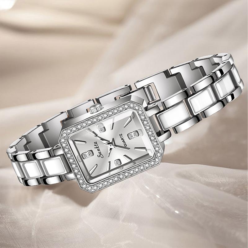 SUNKTA Luxury Women's Watch Fashion Rectangle Ladies Quartz Watches Women Wristwatch Lady Watch Montre Femme Watch Women